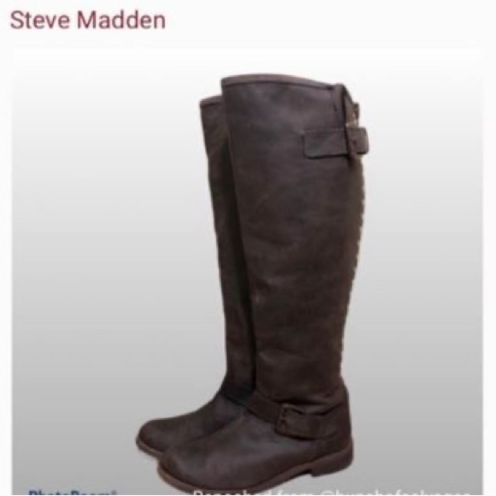 Steve Madden Size 8 Riding Boot - Picture 2 of 4